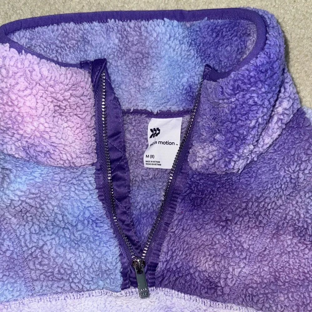 Purple Quarter Zip Fleece